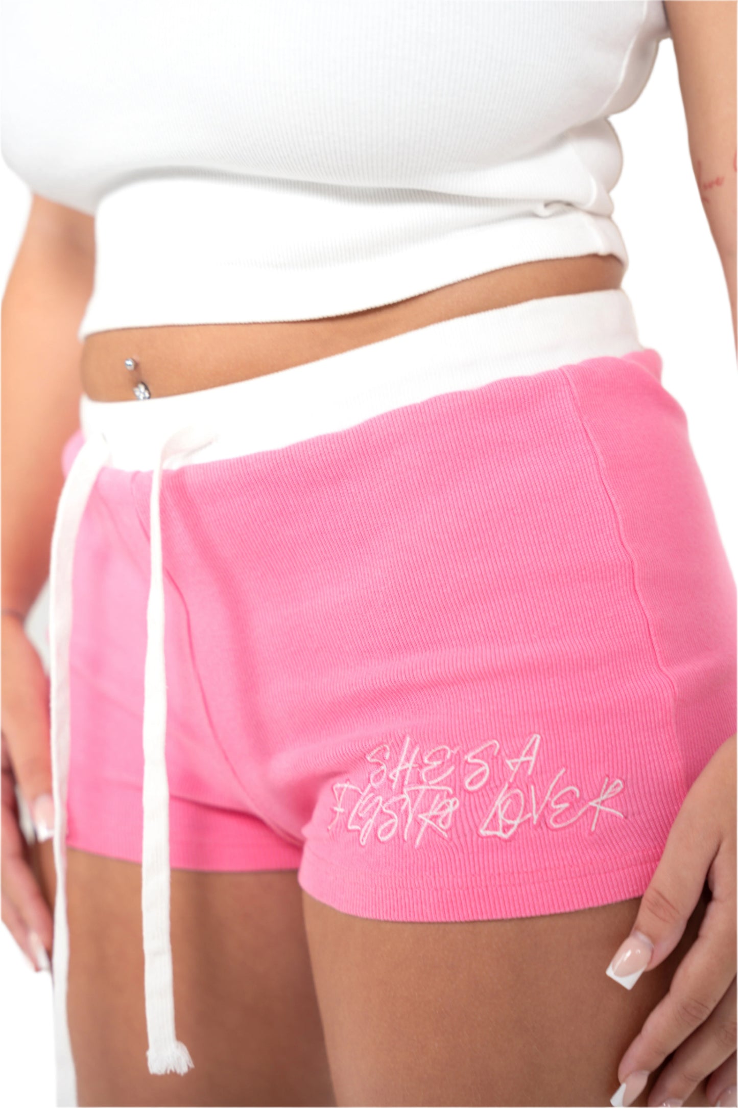 RHUDE GYAL SHORT SET PINK